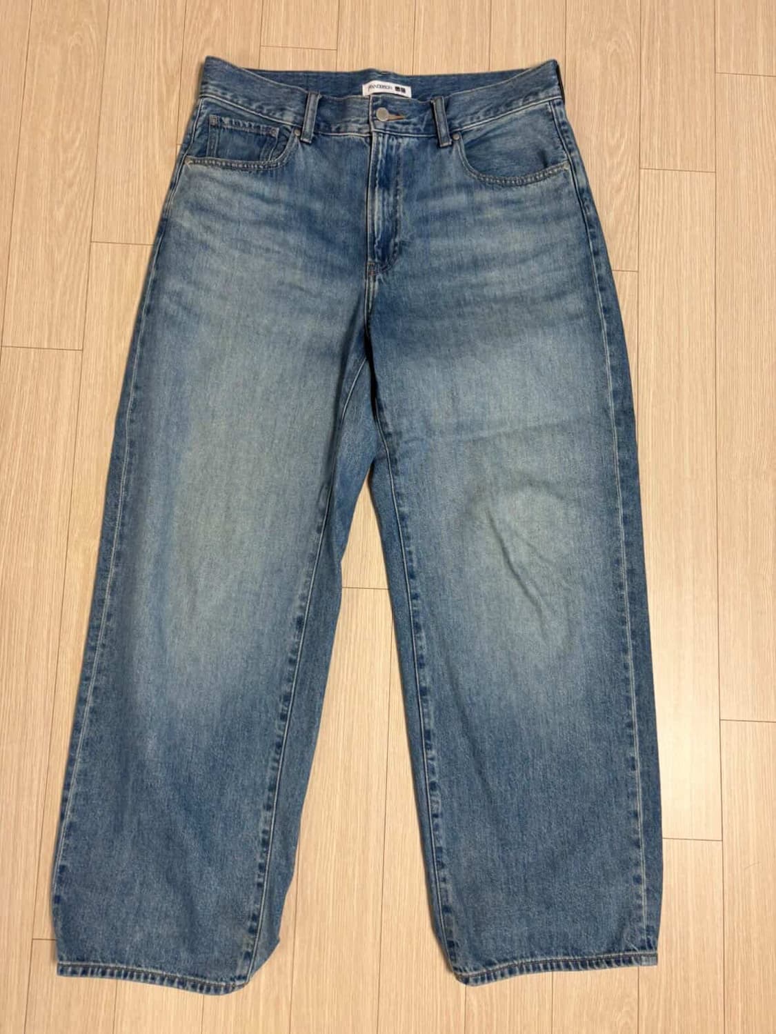 유니클로 jw앤더슨 23fw 와이드 데님 팬츠 상품이미지2