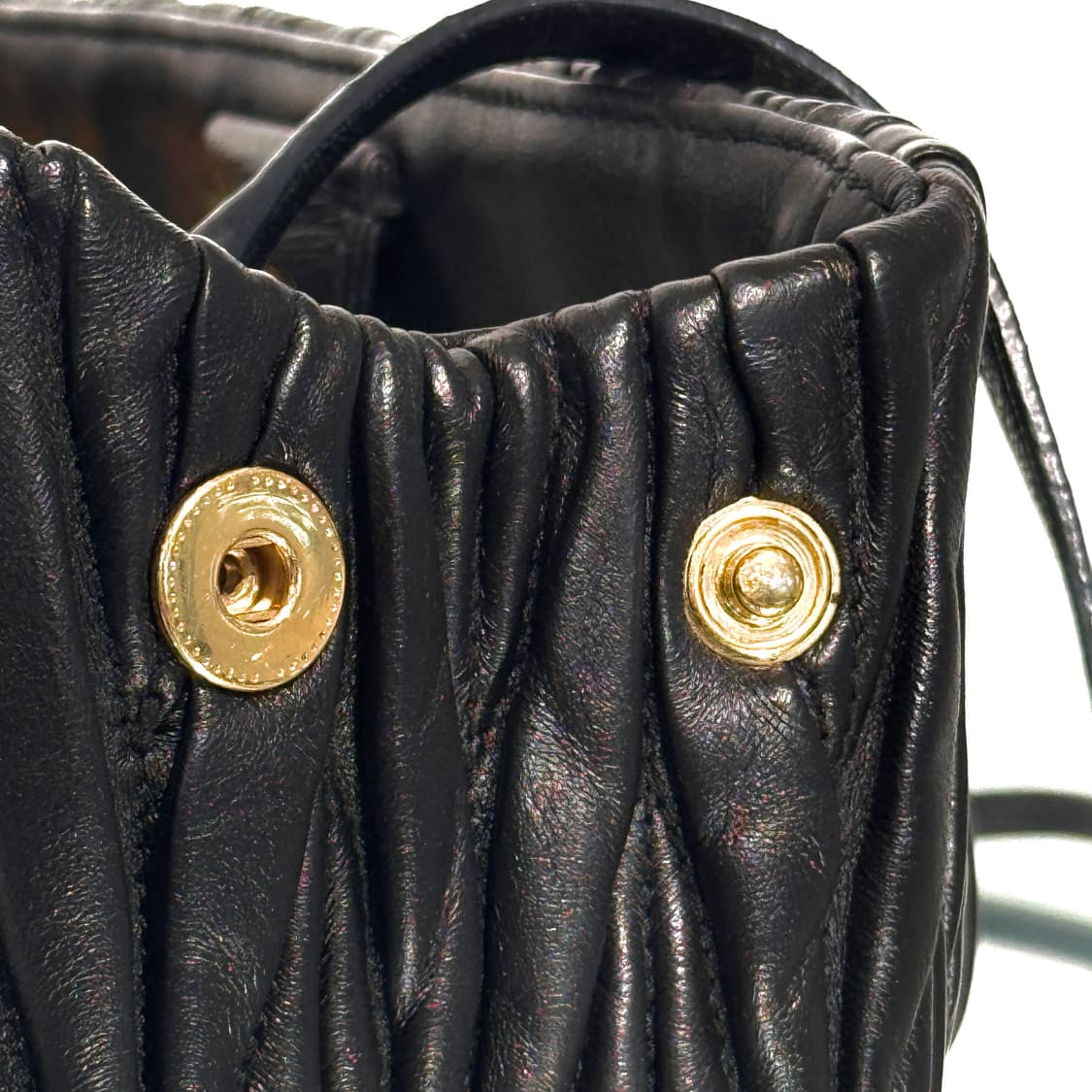 [정품] 미우미우 마테라쎄 나파 레더 아르카디 토트백 5BA259 상품이미지7