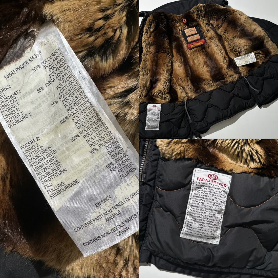 파라점퍼스 Anthology 퍼 라이닝 다운 패딩 자켓 상품이미지10