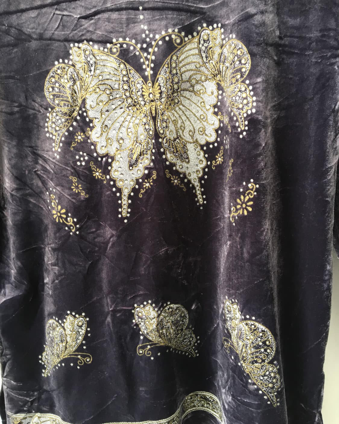 Butterfly point velvet sleeve 상품이미지4