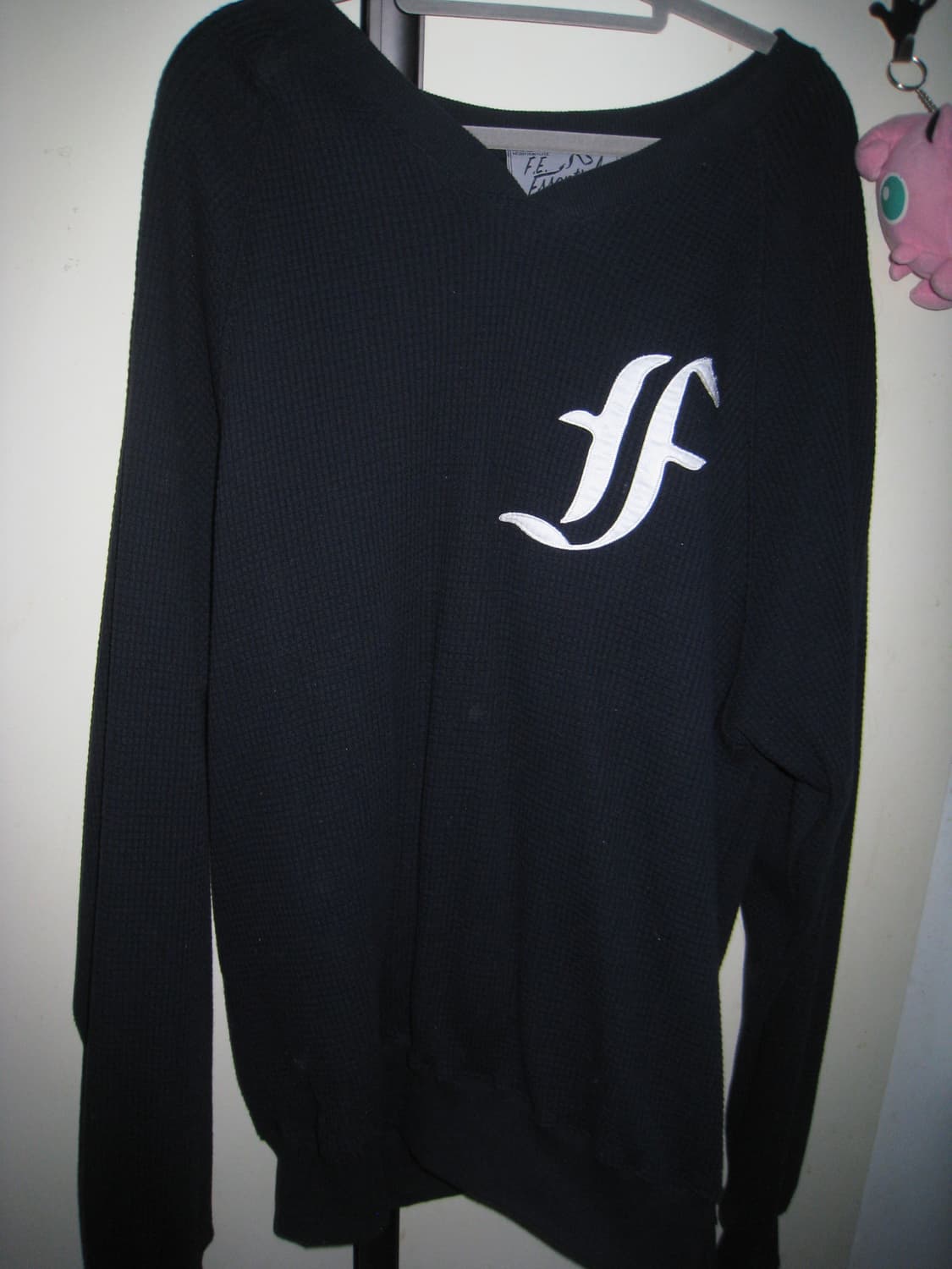 Shop faerie 페어리 와플 맨투맨 (navy) 상품이미지3