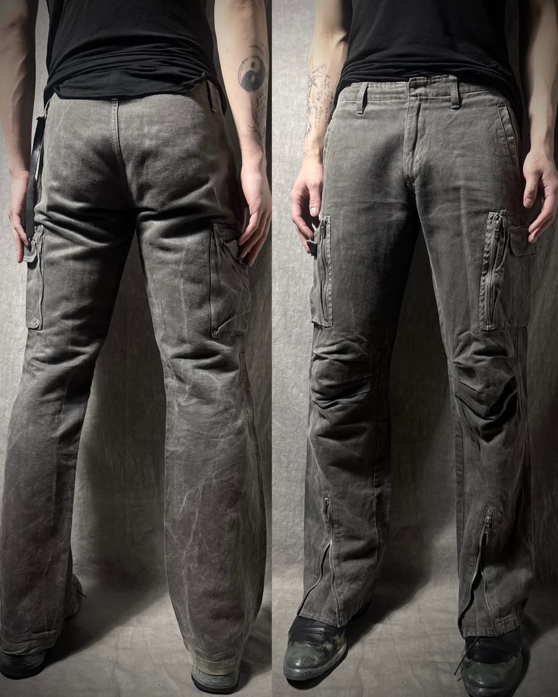 WJK Multi-Zip Flare Cargo Pants  상품이미지1