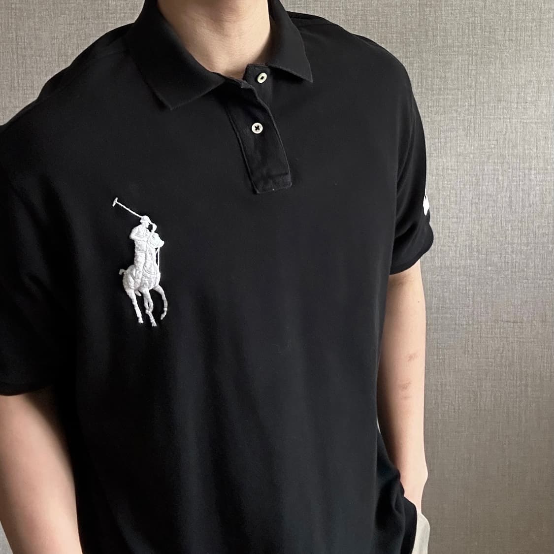 폴로 랄프로렌 빅포니 블랙 반팔 티셔츠 2XL 상품이미지2