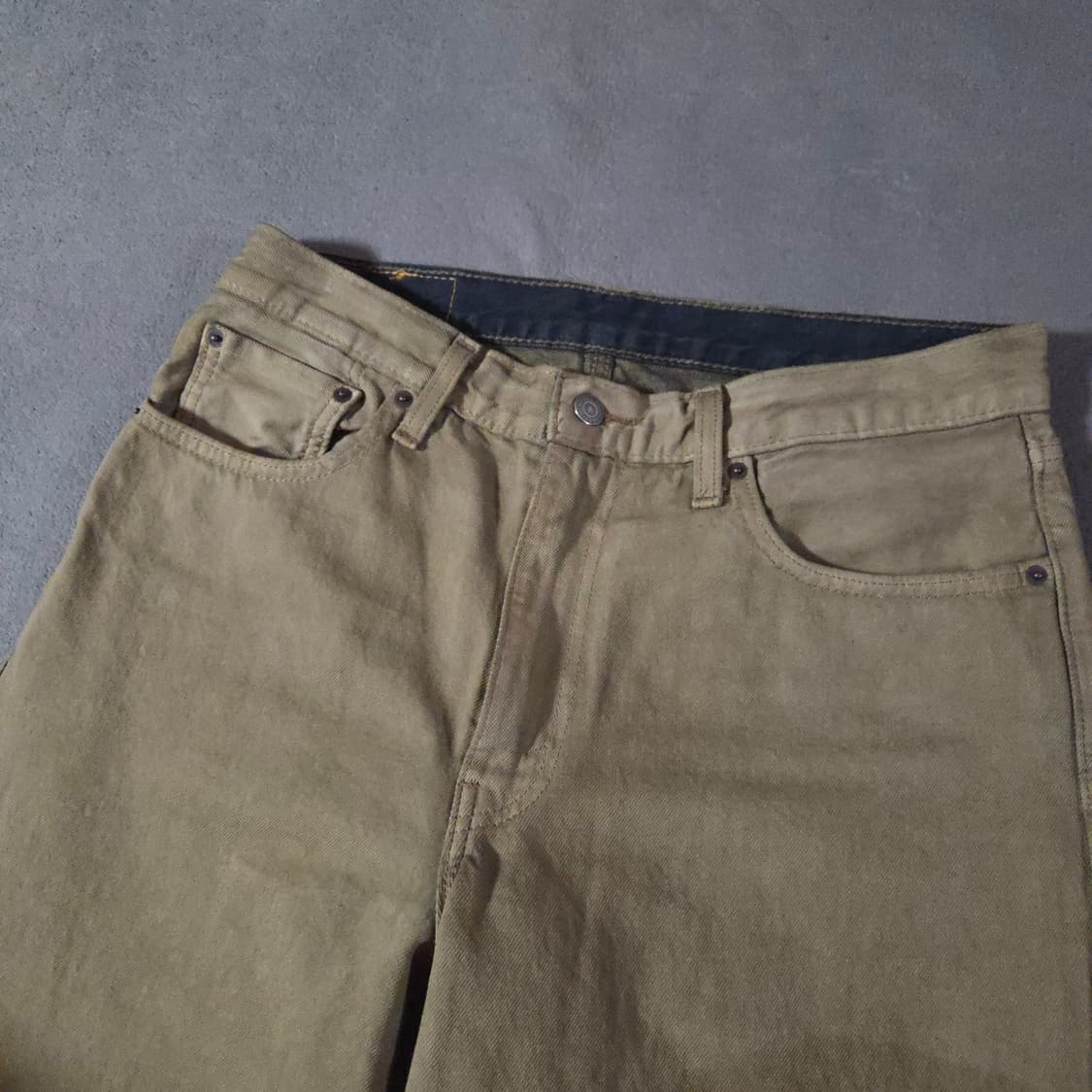 리바이스 578 카키베이지 데님 팬츠 32-34 상품이미지3