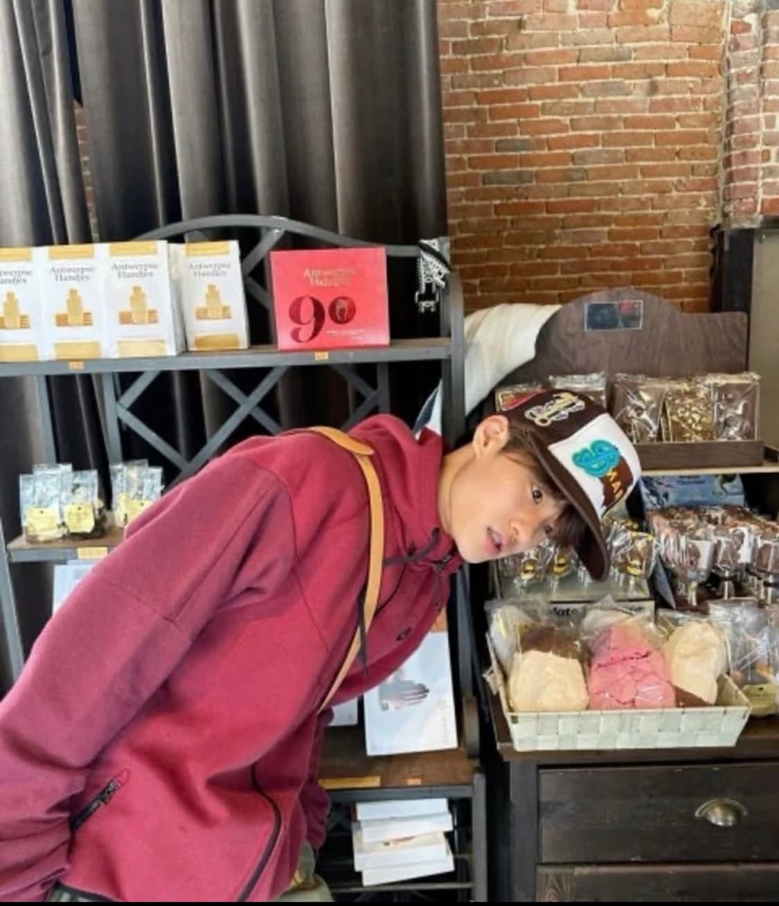 나이키 빈티지 희귀 라이즈 소희 테크팩 버건디 레드 와인 후드집업 L 상품이미지2