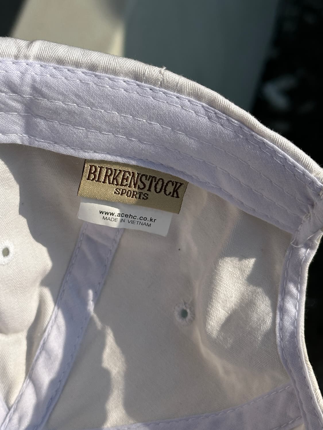 [M-L] 버켄스탁 스포츠 아메리칸 컬쳐 패치 화이트 볼캡 모자 상품이미지8