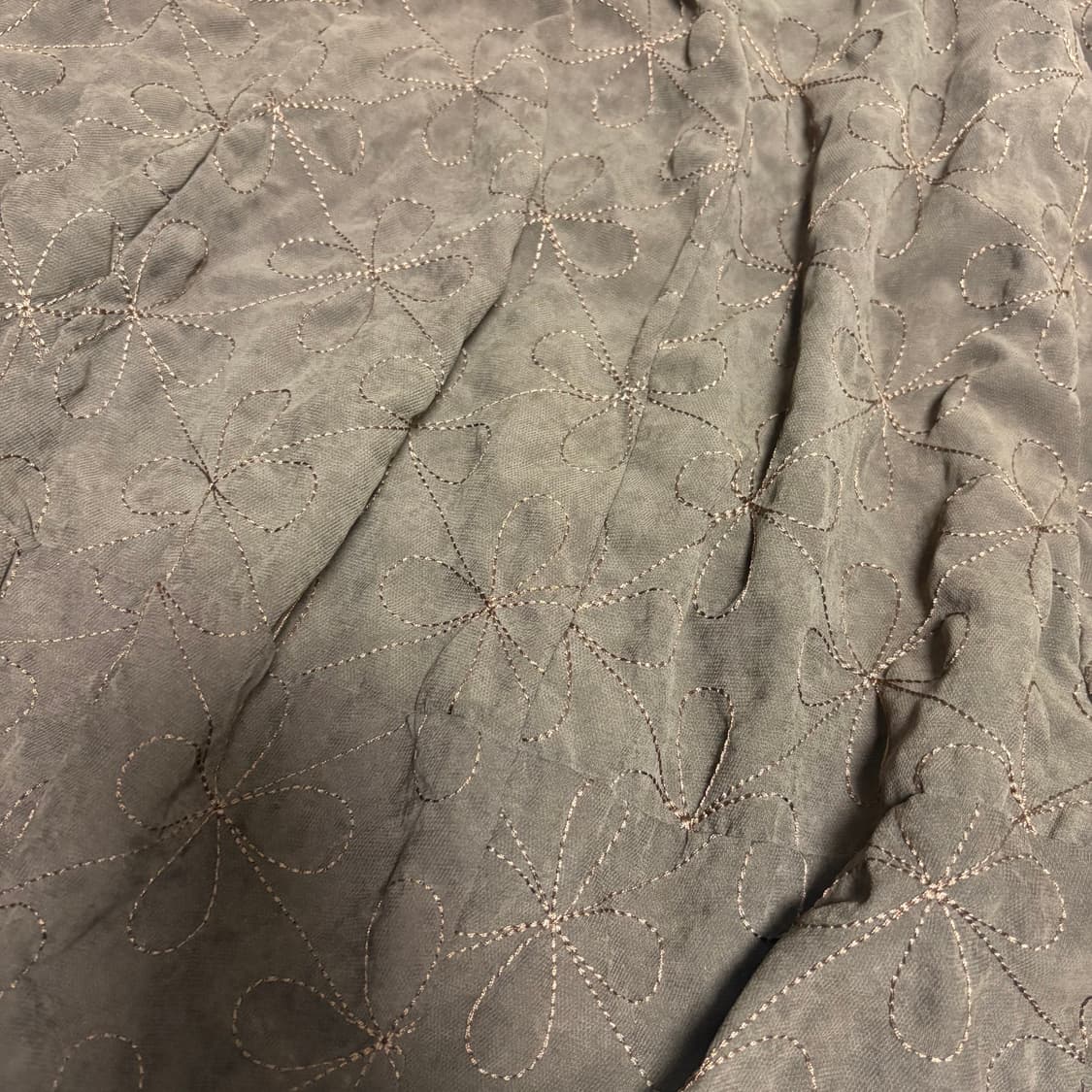 빈티지 모리걸 자수 벌룬 롱스커트 상품이미지3