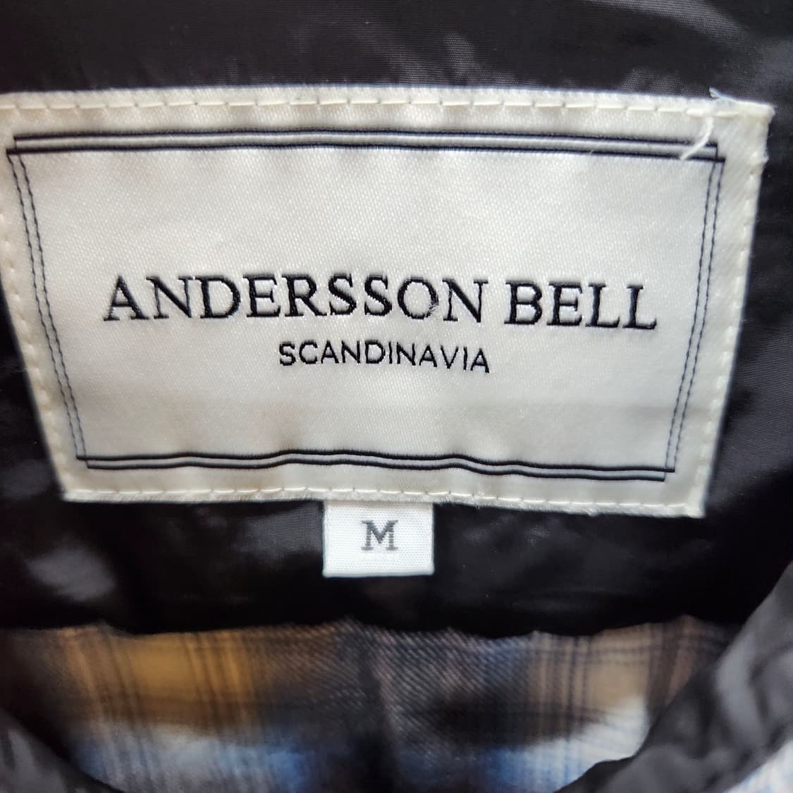 앤더슨벨 체크패턴 사이드지퍼 셔츠 M(L) 상품이미지6