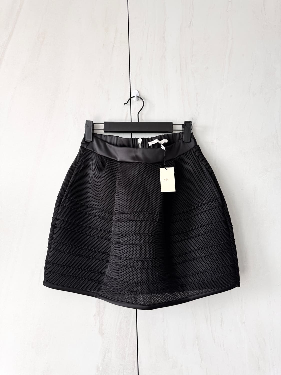 새상품 maje 블랙 미니 포켓스커트1(44사이즈) 상품이미지1