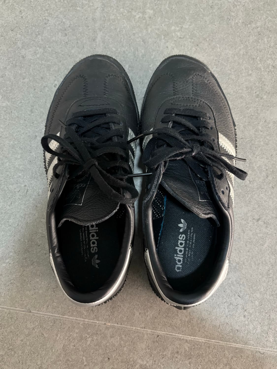 Adidas samba silver/black 225 상품이미지3