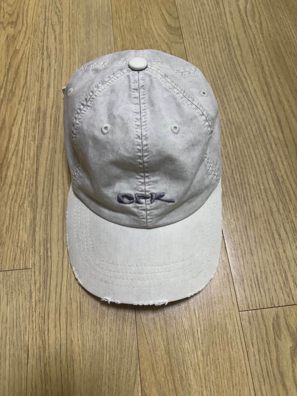 cost per kilo 코스트퍼킬로 CFK 로고 캡 모자 그레이 상품이미지5