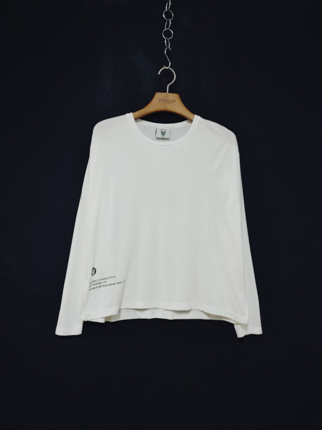 Life Work 라이프워크 모달소재 일자핏 스판 라운드티셔츠 상품이미지1