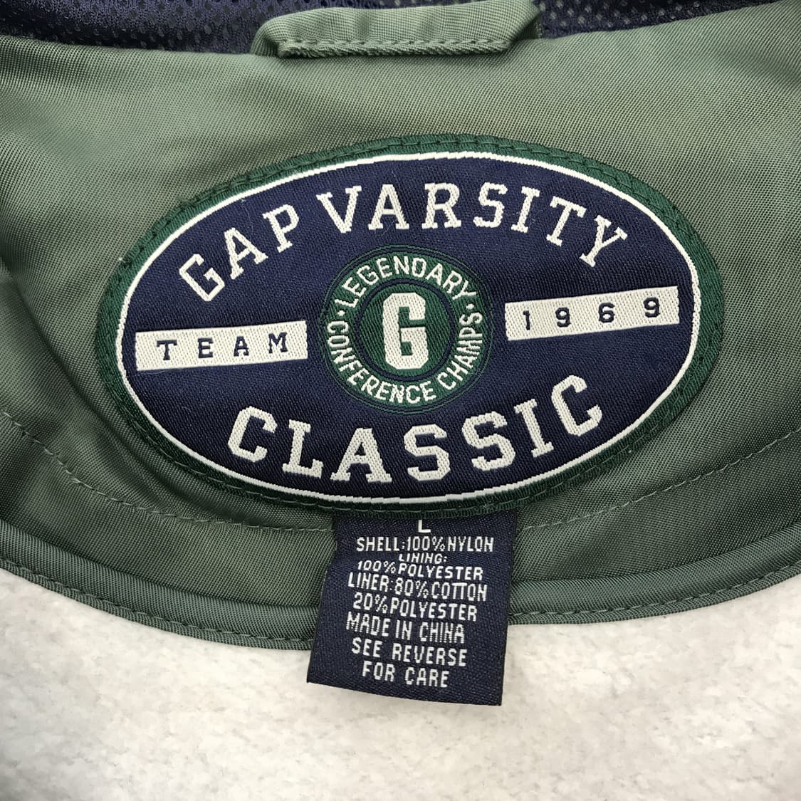 GAP 90s 올드갭 후드 바시티점퍼 [L사이즈] 상품이미지4