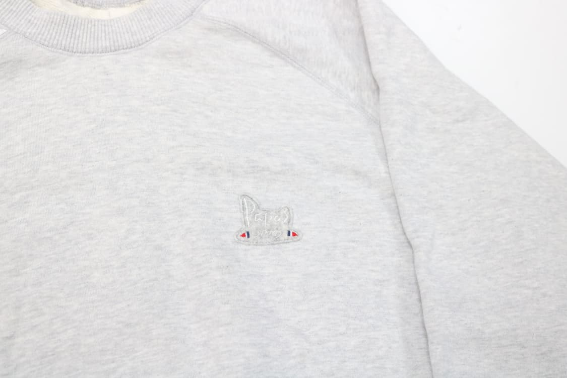 Papas 파파스 빈티지 래글런 로고 그레이 맨투맨 (L) 상품이미지5