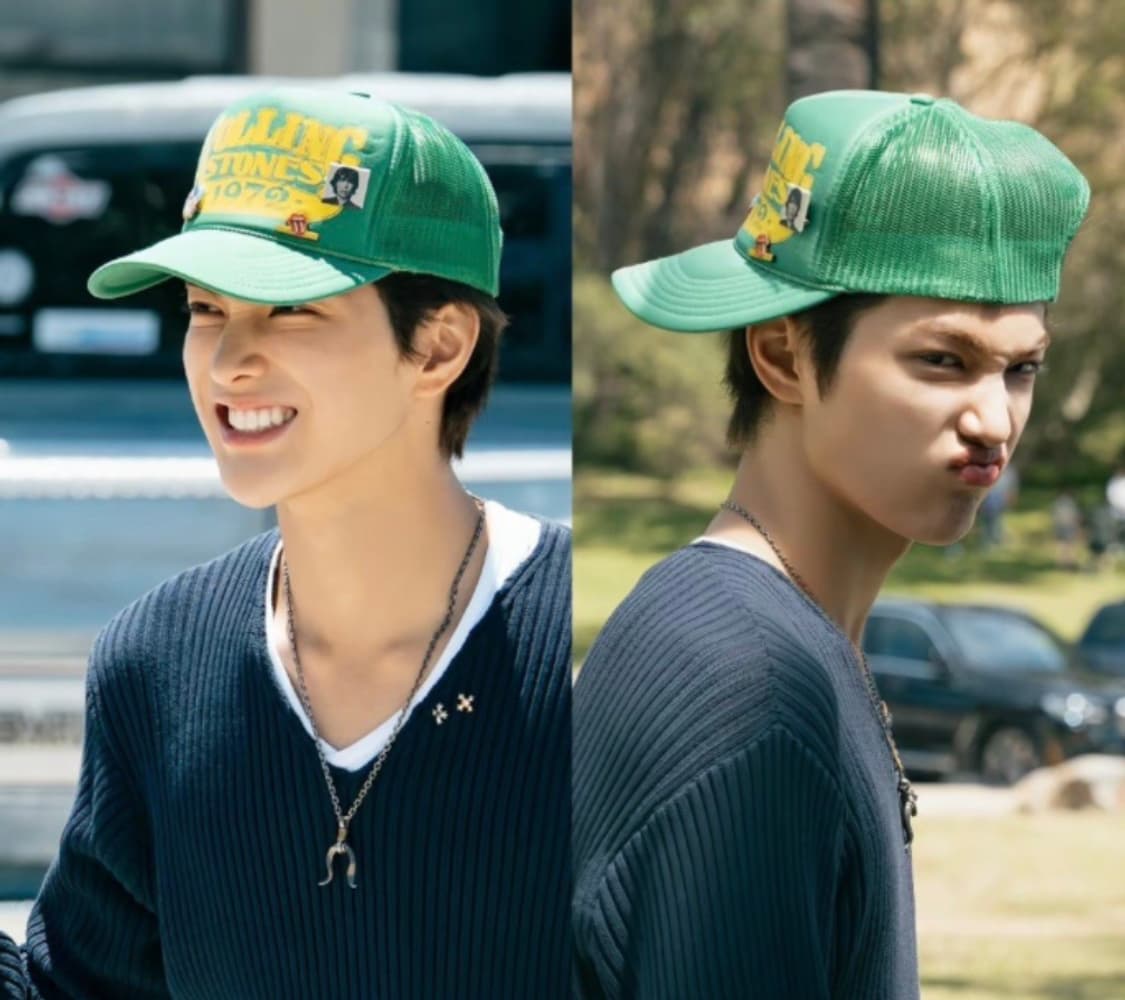 코르티스 건호 착용 madeworn rolling stones 트러커 캡 상품이미지1