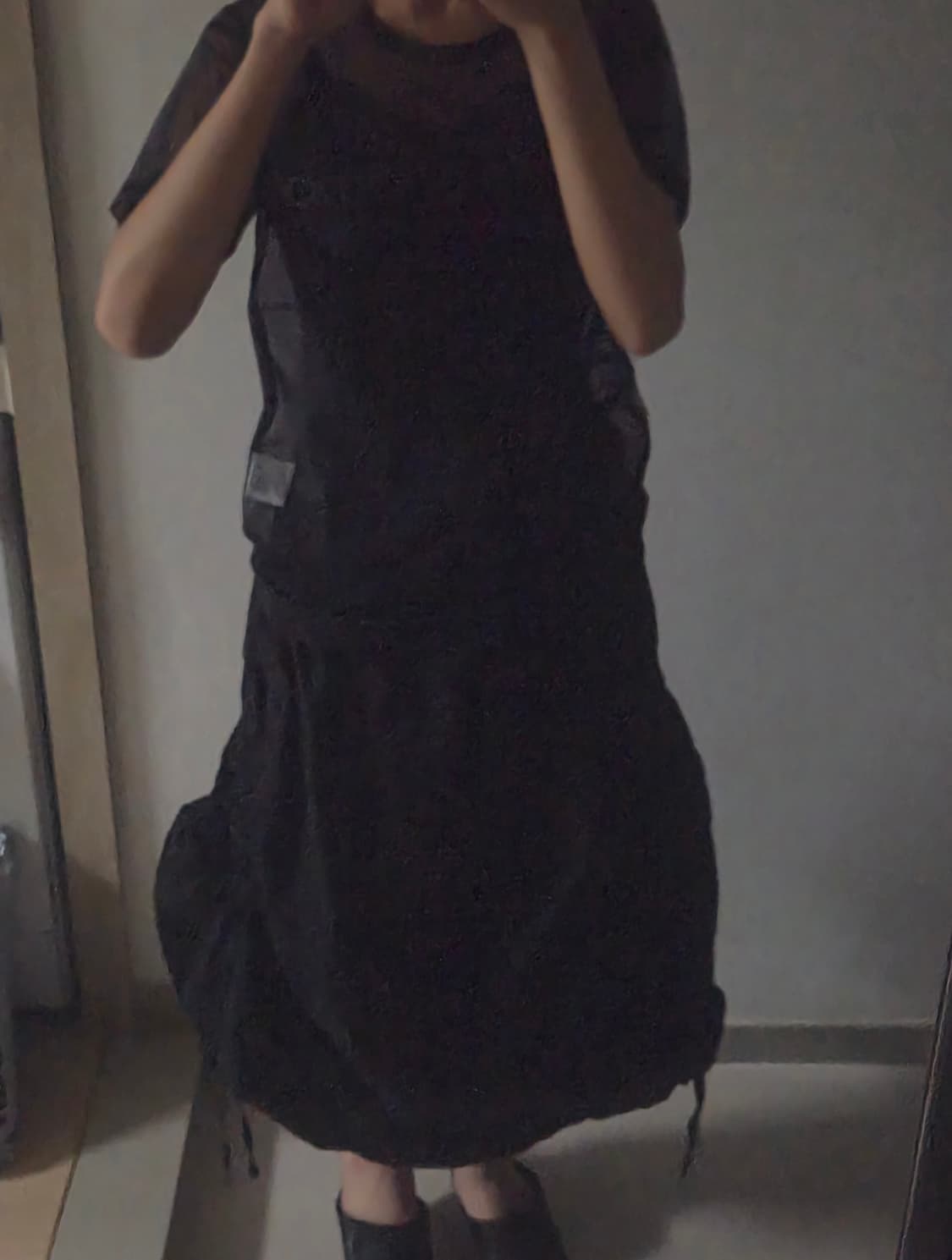 꼼데가르송 robe de chambre 시스루 반팔 상품이미지1