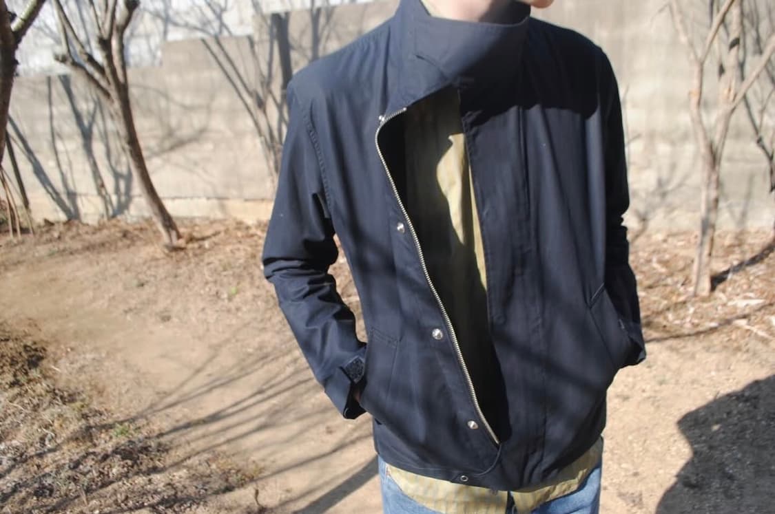 john lawrence sullivan 벨크로 비대칭 자켓 상품이미지7