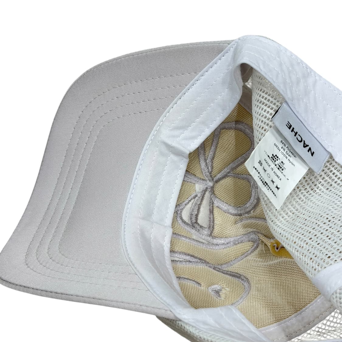 나체 컨벡스 트러커 메쉬캡 모자 글로우 크림 상품이미지7