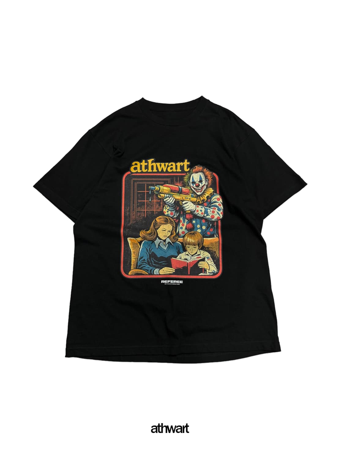 athwart x REFEREE Pierrot Halloween TEE 상품이미지2