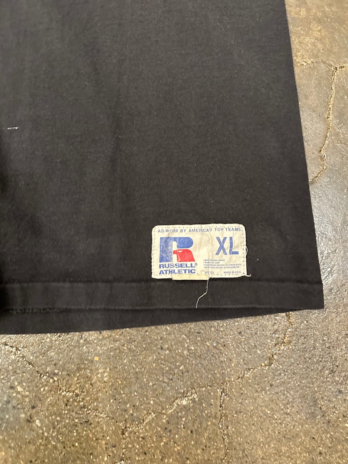 90s Russell 러셀 풋폴 반팔티 XL 상품이미지4