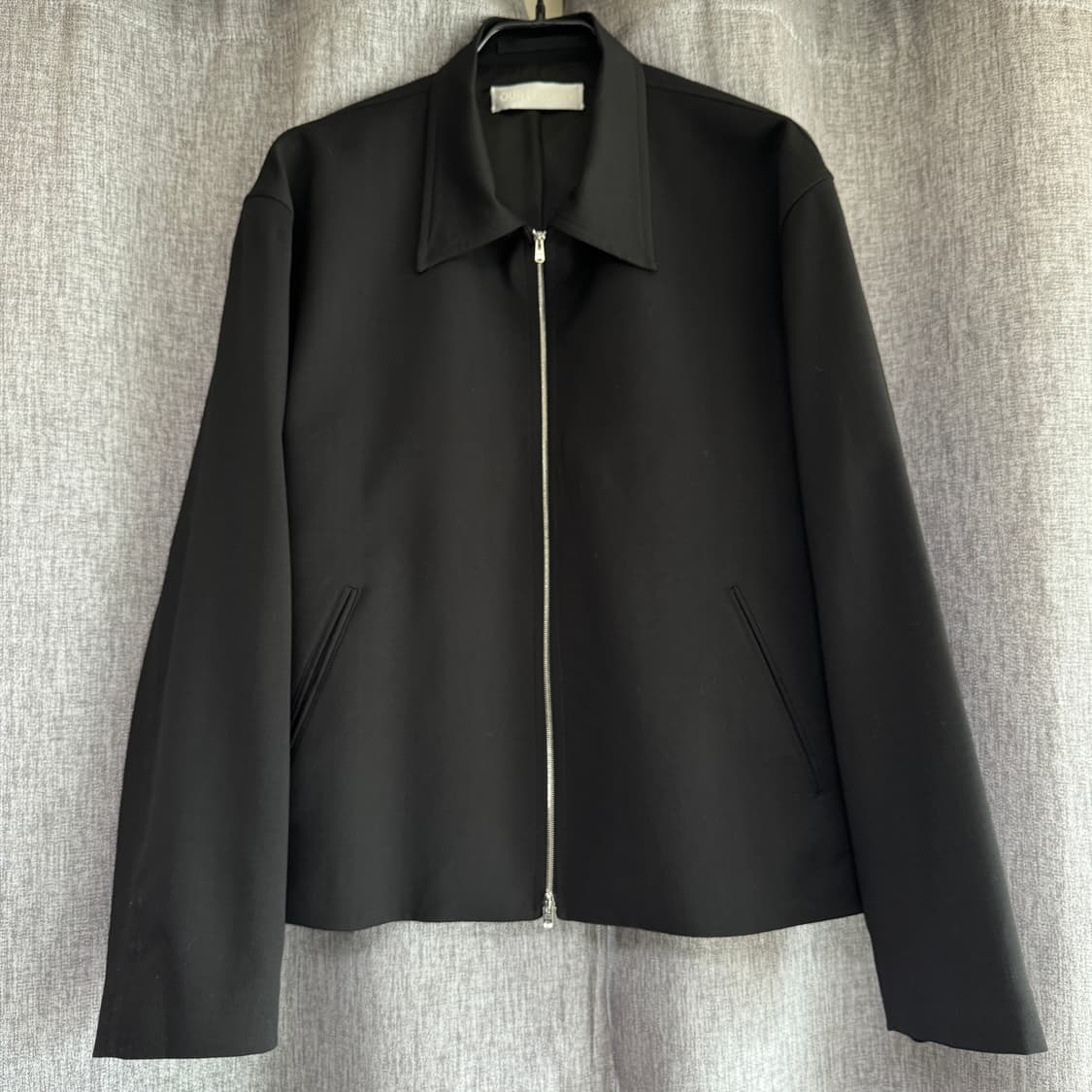 아워레가시 블랙 워스티드 울 미니 자켓 48 사이즈 새상품 상품이미지1