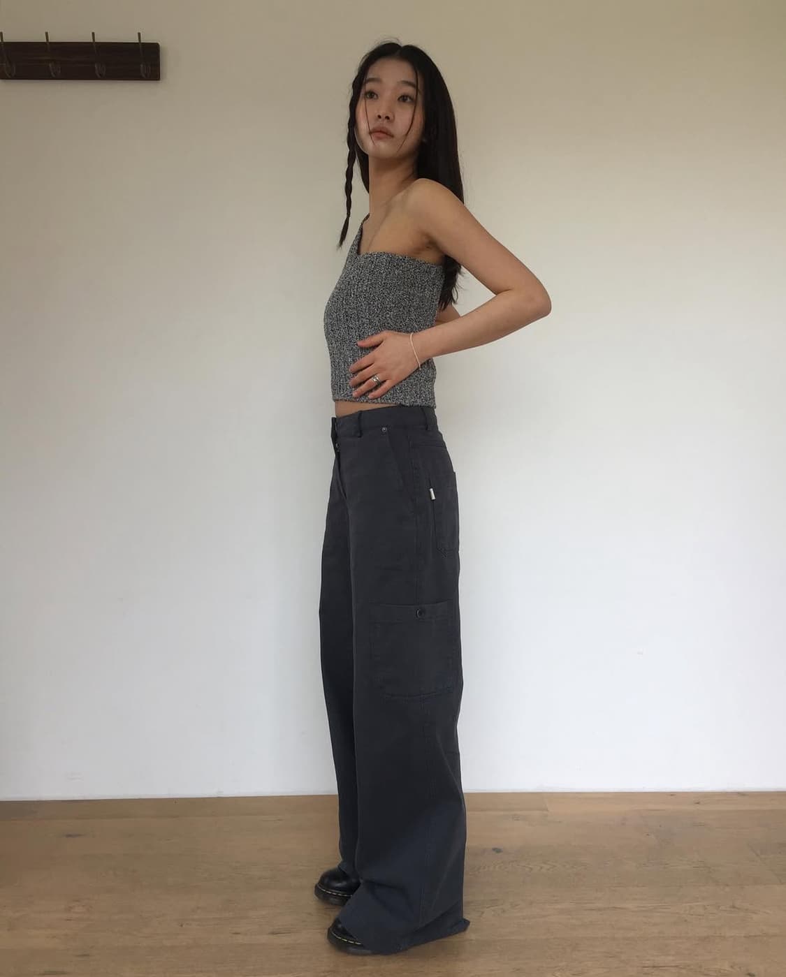 one shoulder knit 상품이미지4