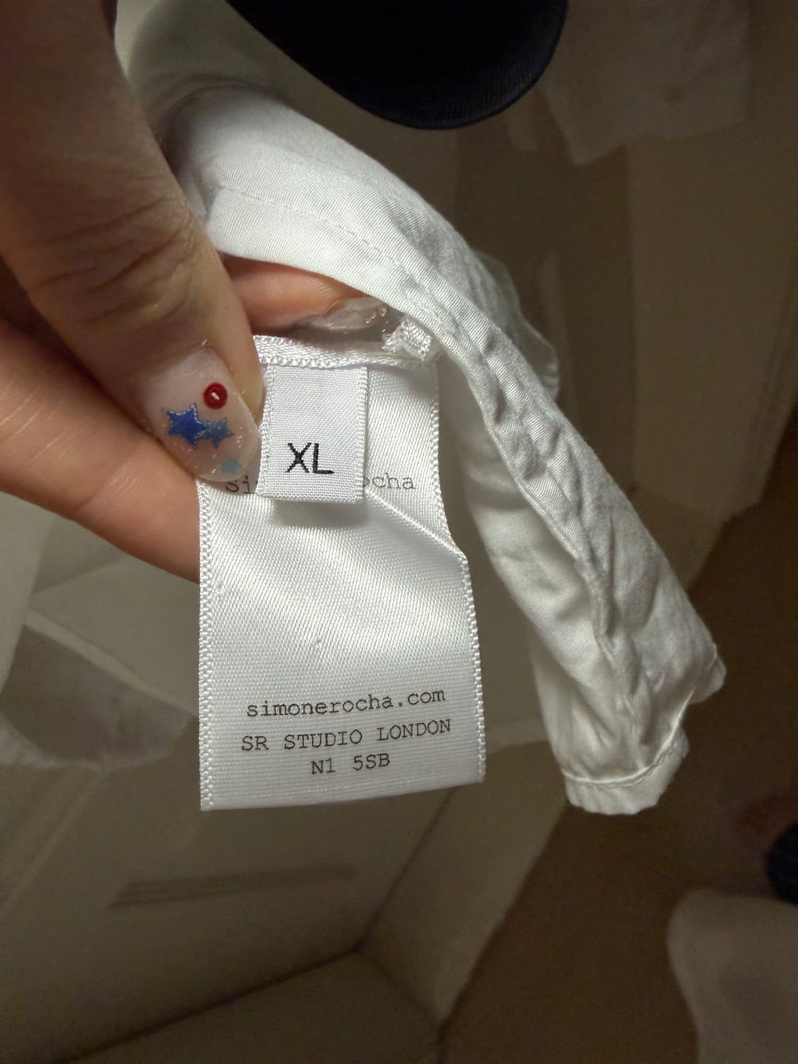 시몬로샤 펄카라셔츠 XL  상품이미지5