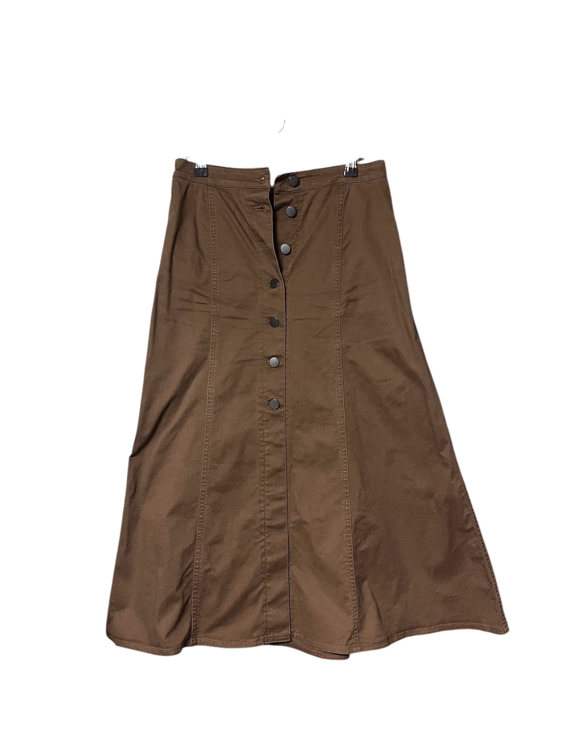 일본 유니클로 빈티지 브라운 롱 스커트 상품이미지2