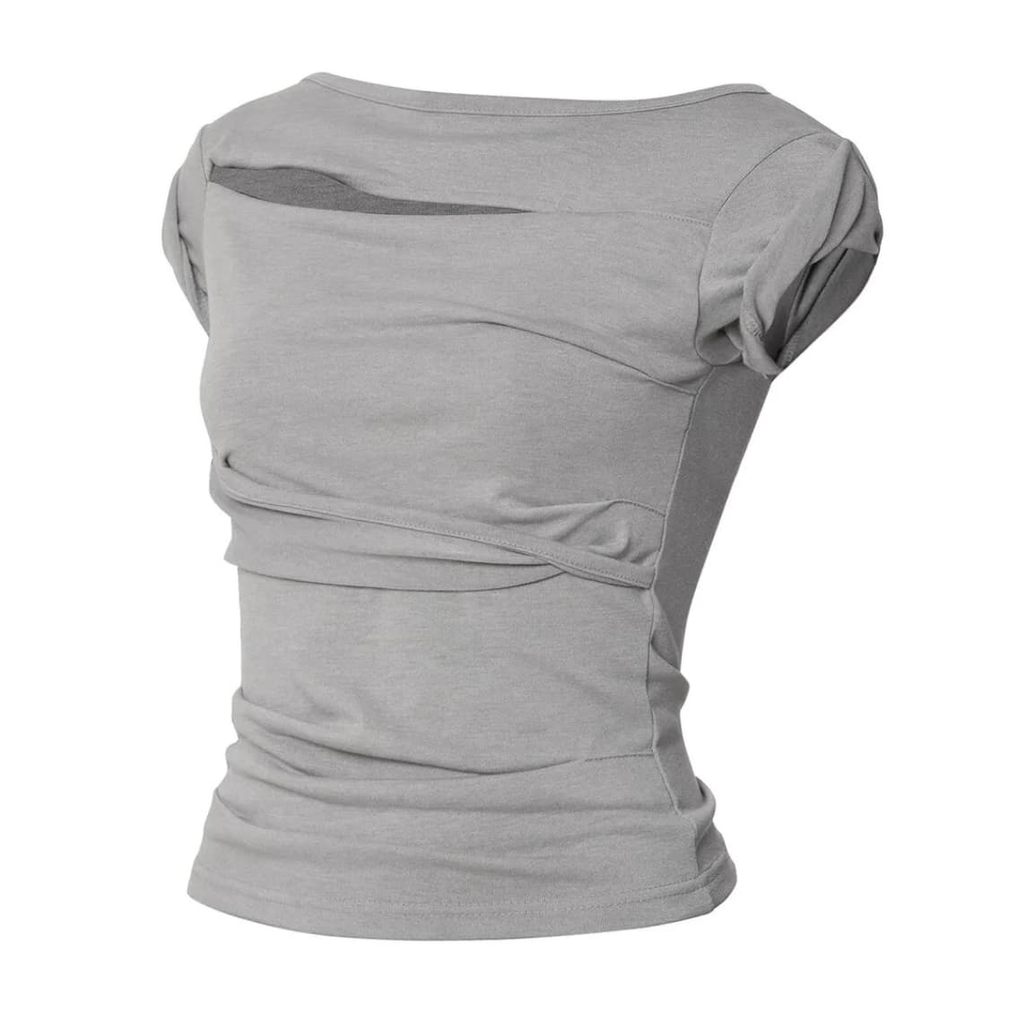 플레어업 Draped Roll-Up T-Shirt 상품이미지4