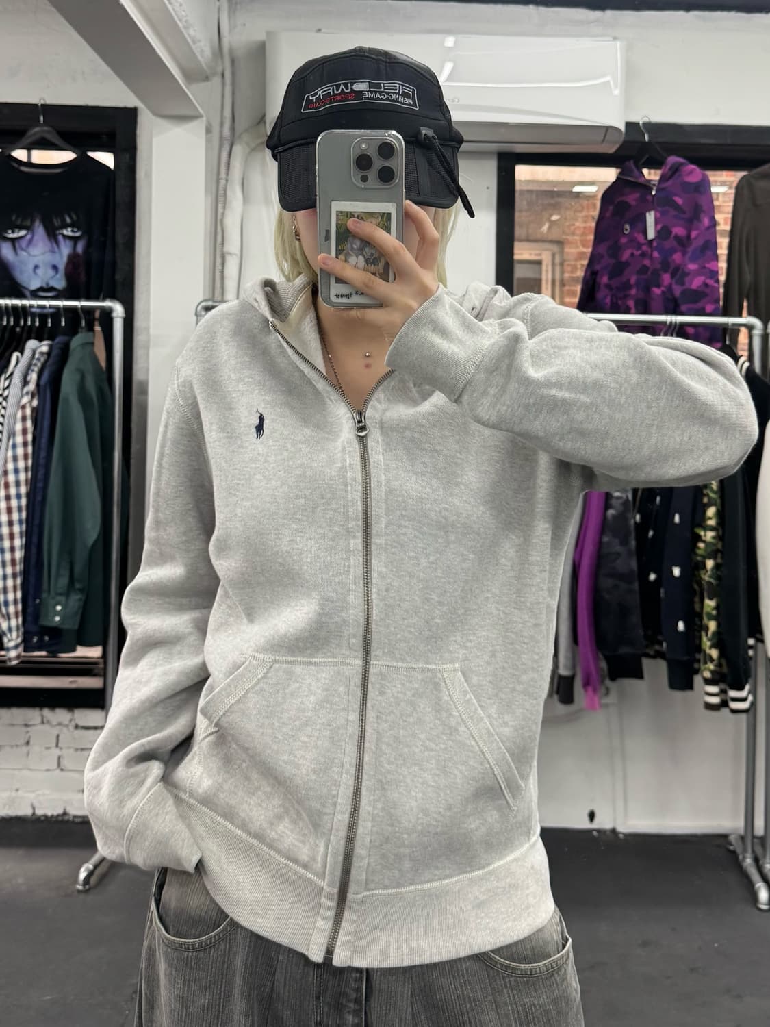 폴로 랄프로렌 써멀 후드집업 상품이미지3