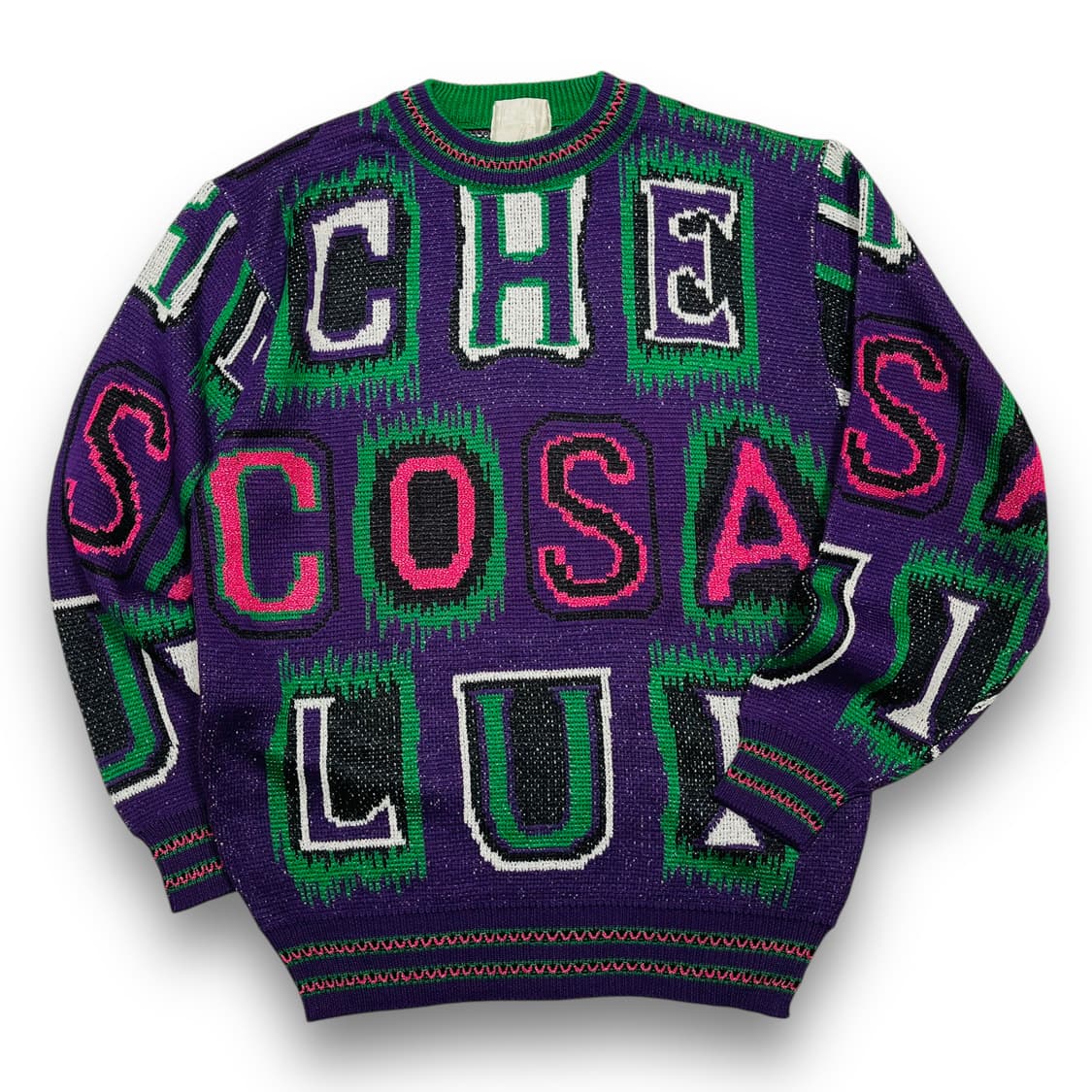 REGA COSA 90s alphabet vintage knitwear 상품이미지2