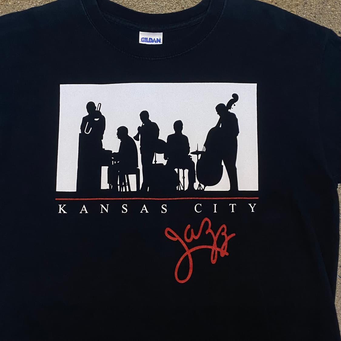 미국 빈티지 길단 칸자스시티 kansas city 락티셔츠 반팔티 상품이미지2
