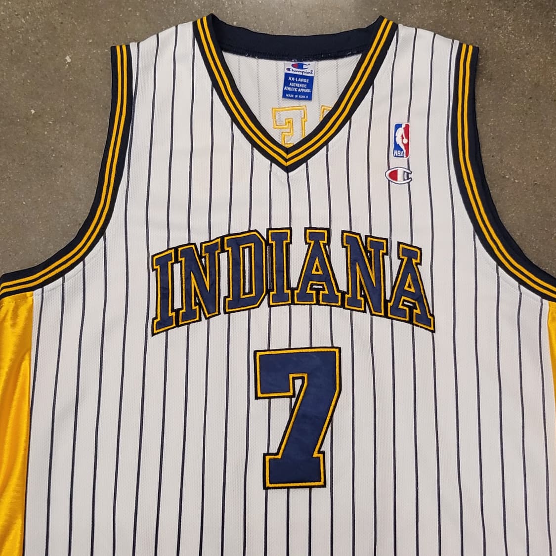 90s Made in USA 챔피온 NBA 인디애나 농구져지 농구유니폼 상품이미지2