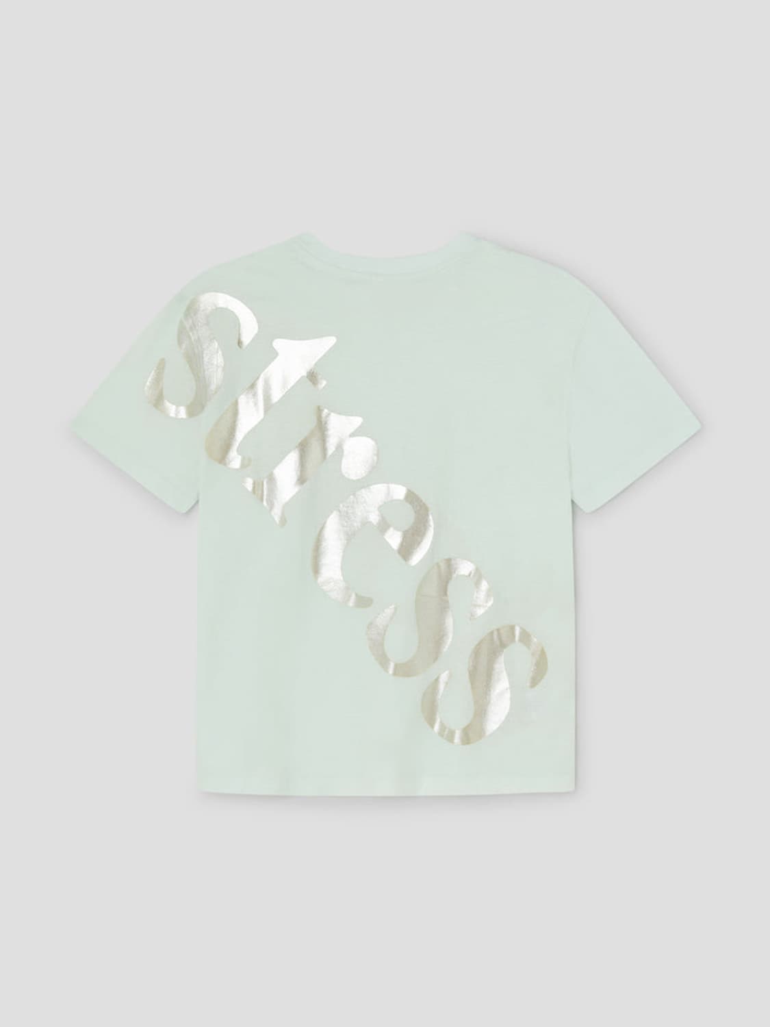 [XS,S]기마구아스 Don't 레터링 탑/블루 상품이미지8