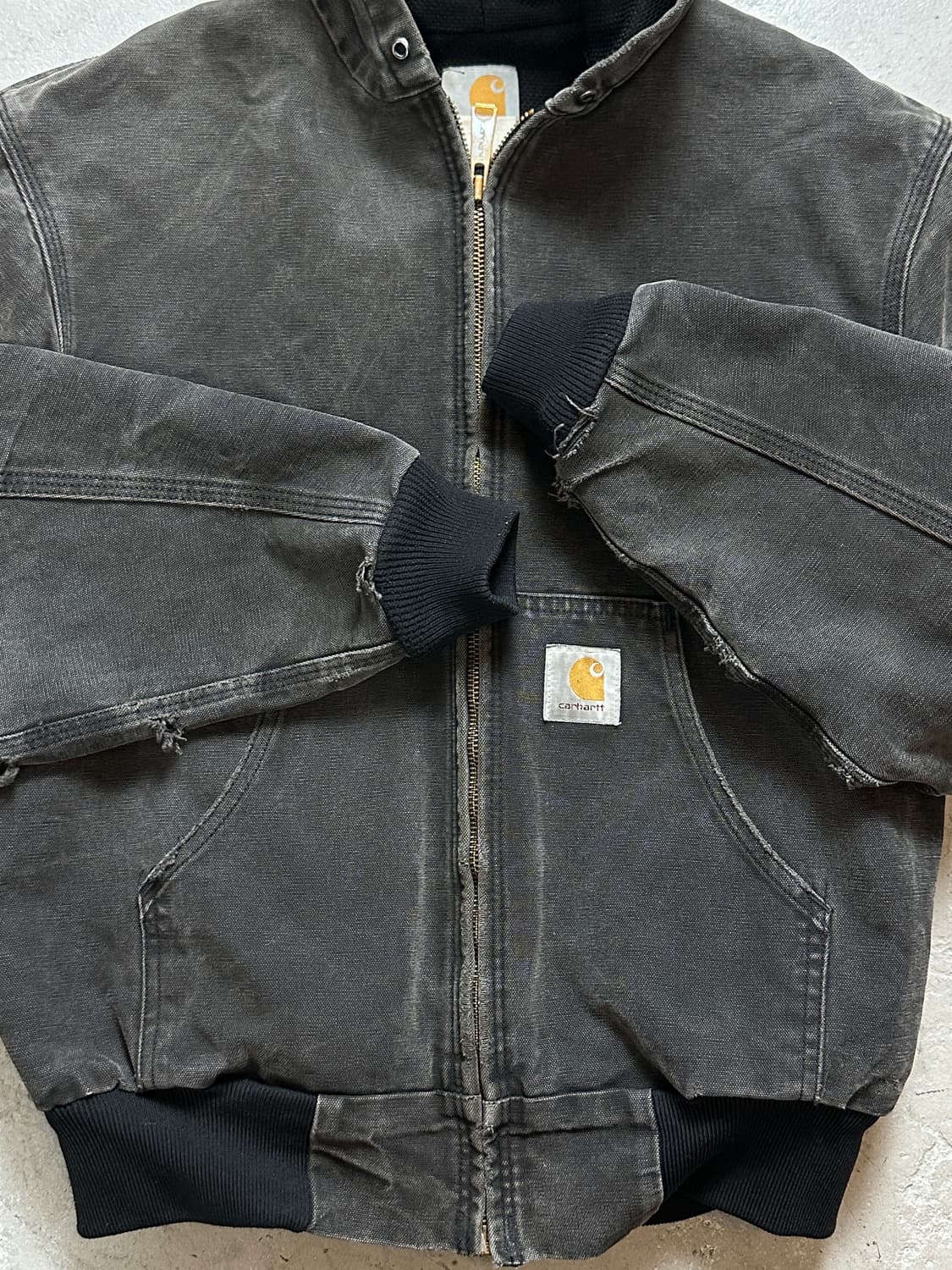 90's OG USA Made 칼하트 액티브 자켓 칼하트 BLK 상품이미지8