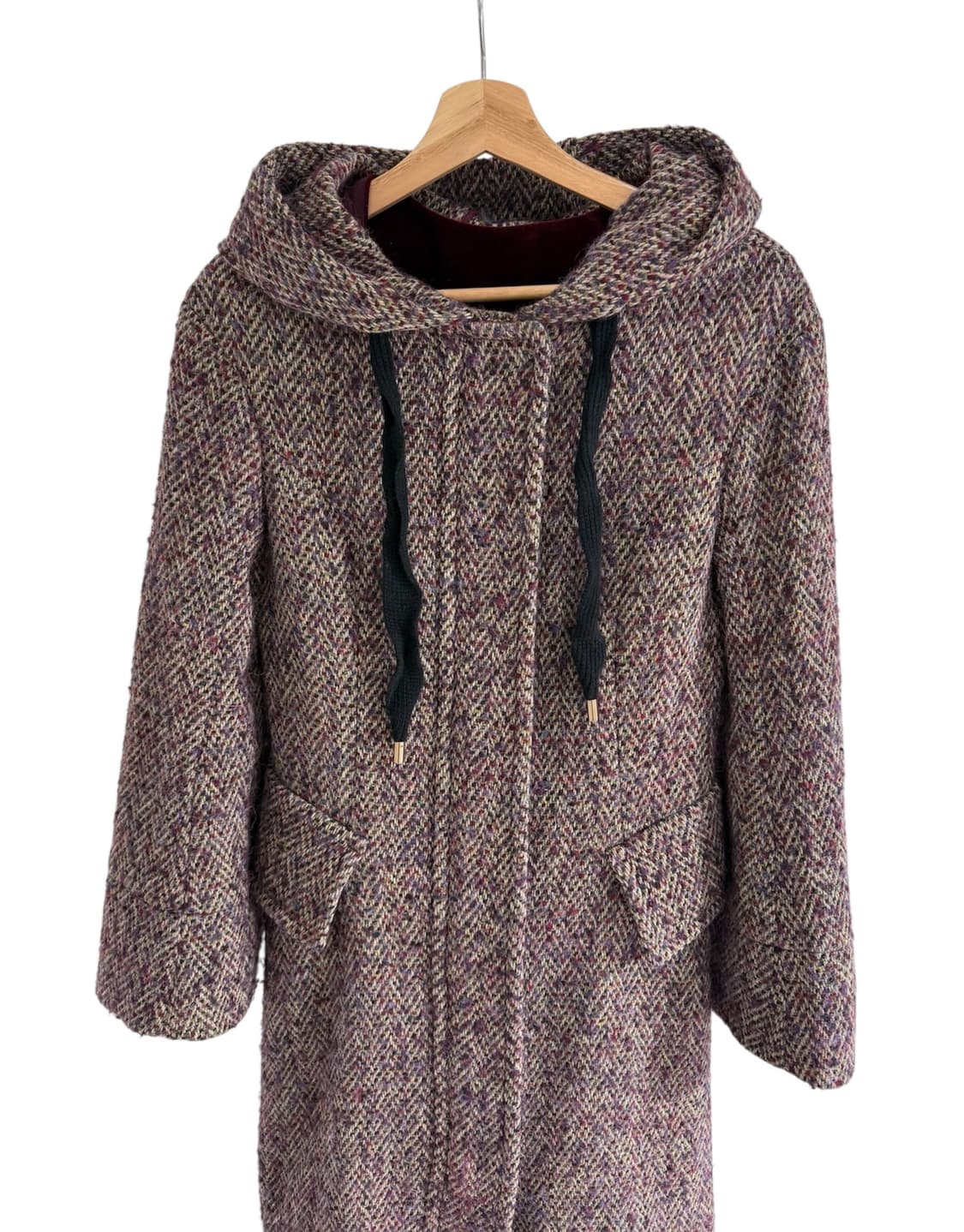 비비안웨스트우드 헤링본 알파카 후드 코트자켓 상품이미지4