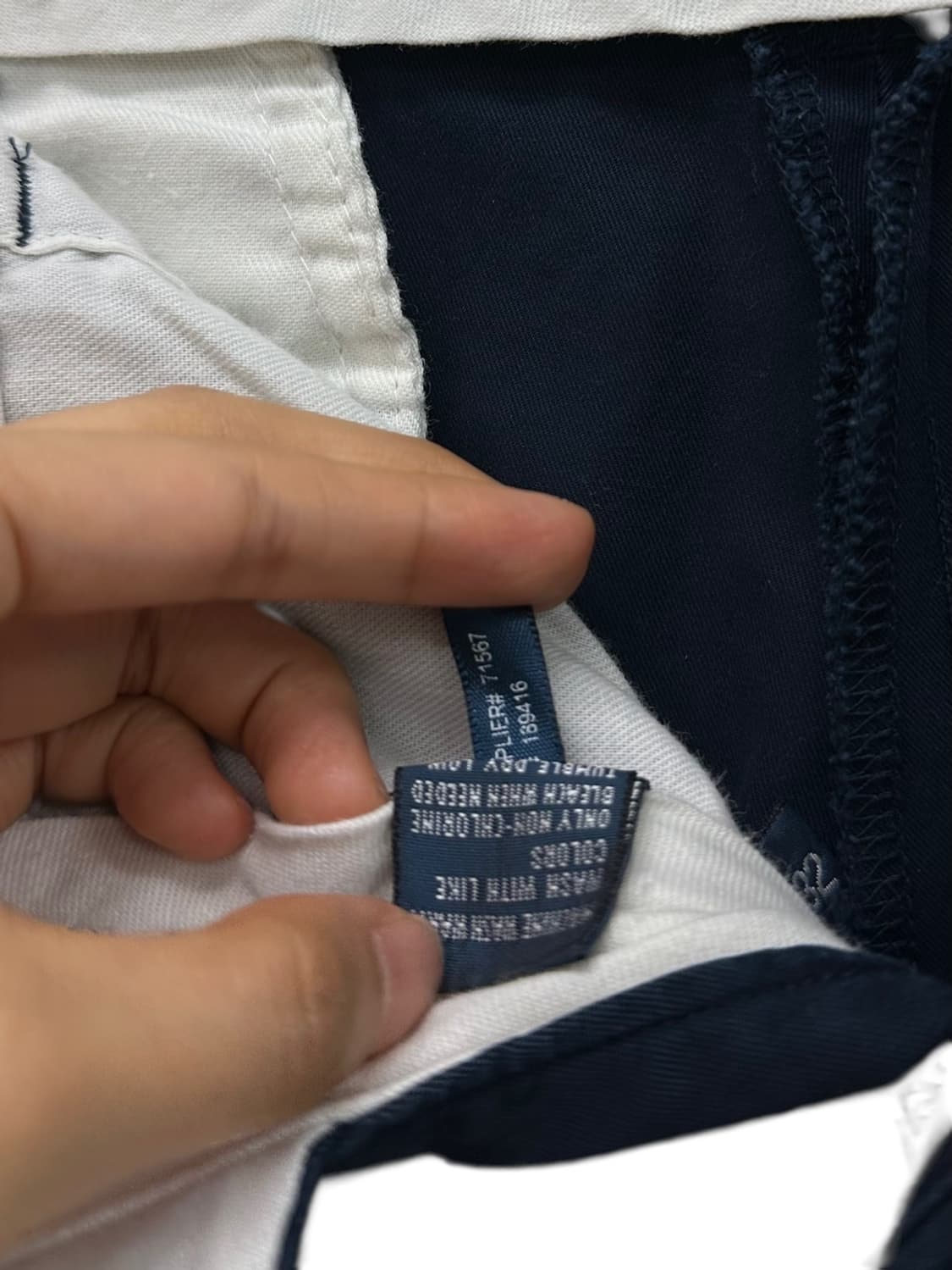 00s 폴로 치노팬츠 네이비 (34) 상품이미지10