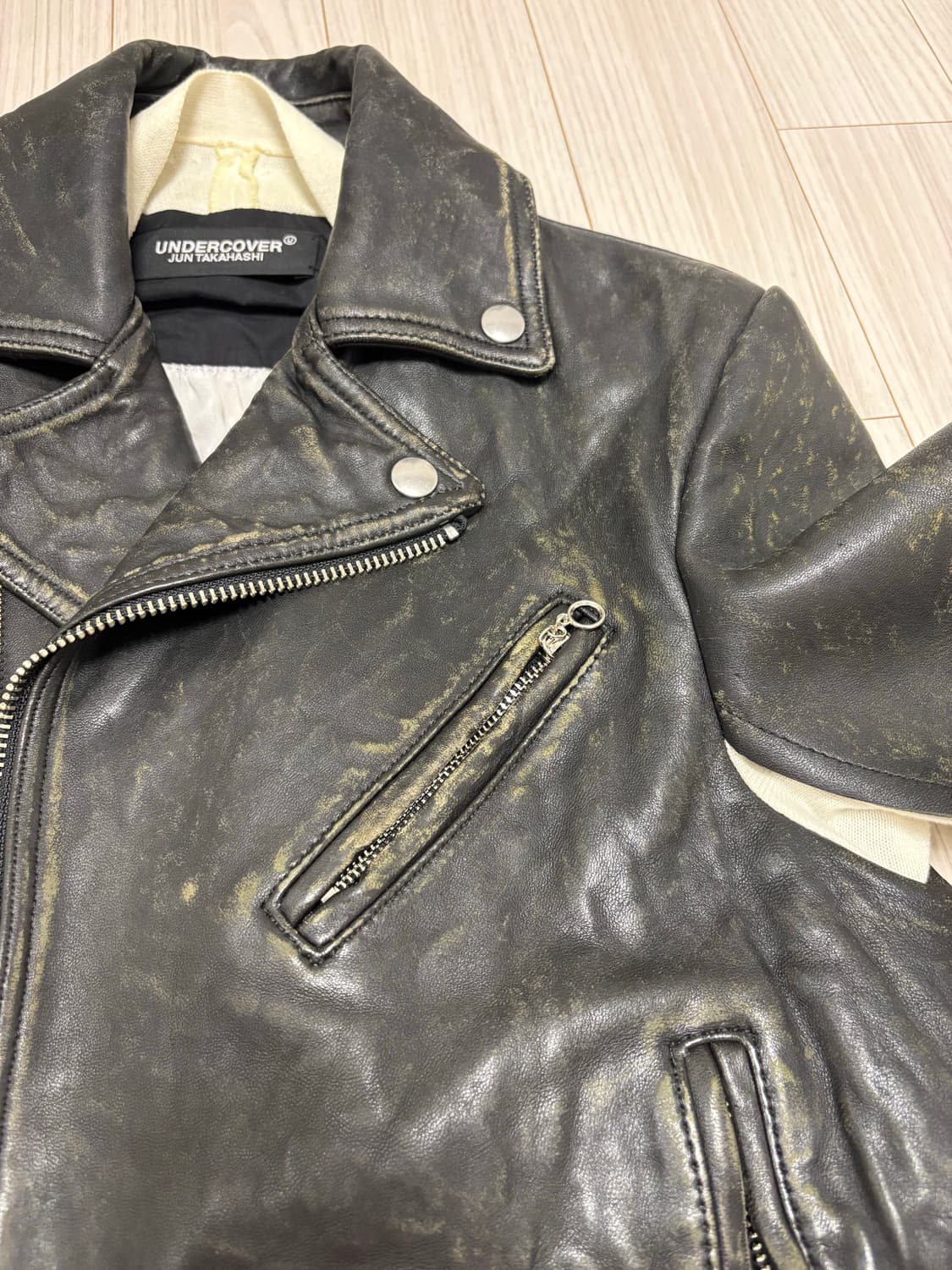 언더커버 undercover 양가죽 라이더자켓 여자사이즈 상품이미지6