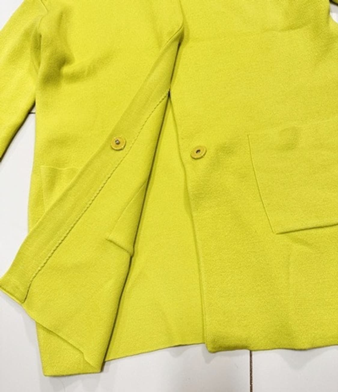 베네통 머스타드 롱가디건  상품이미지5