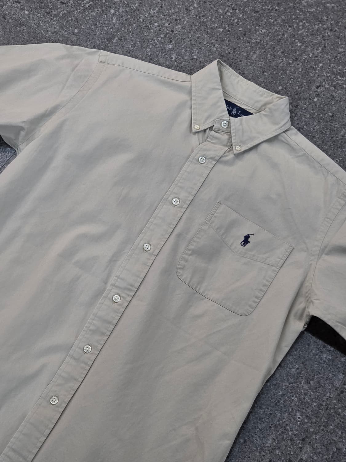 POLO 폴로 베이지 반팔셔츠 상품이미지1