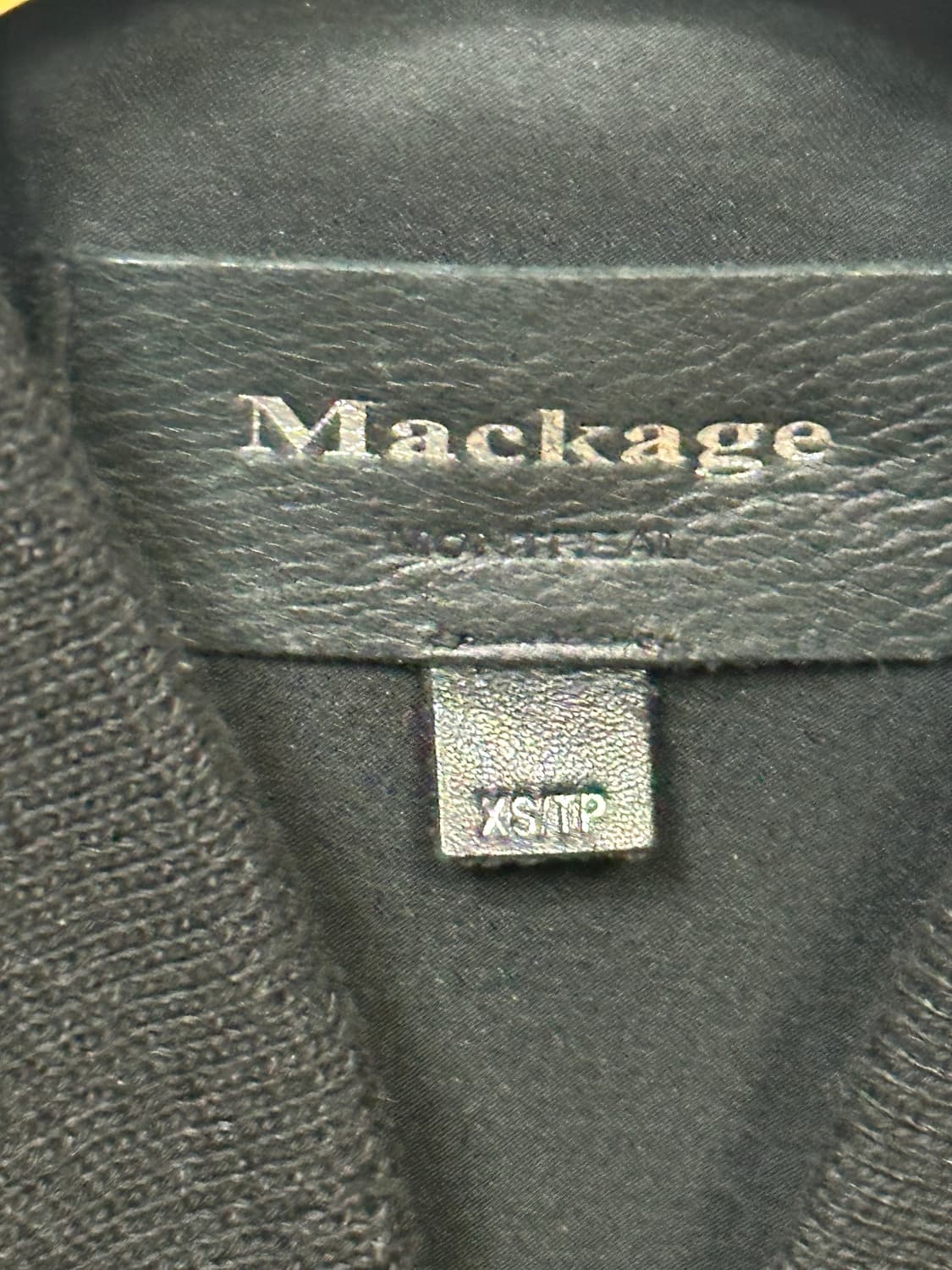Mackage 퀼팅 봄버 램스킨 자켓 XS 상품이미지7