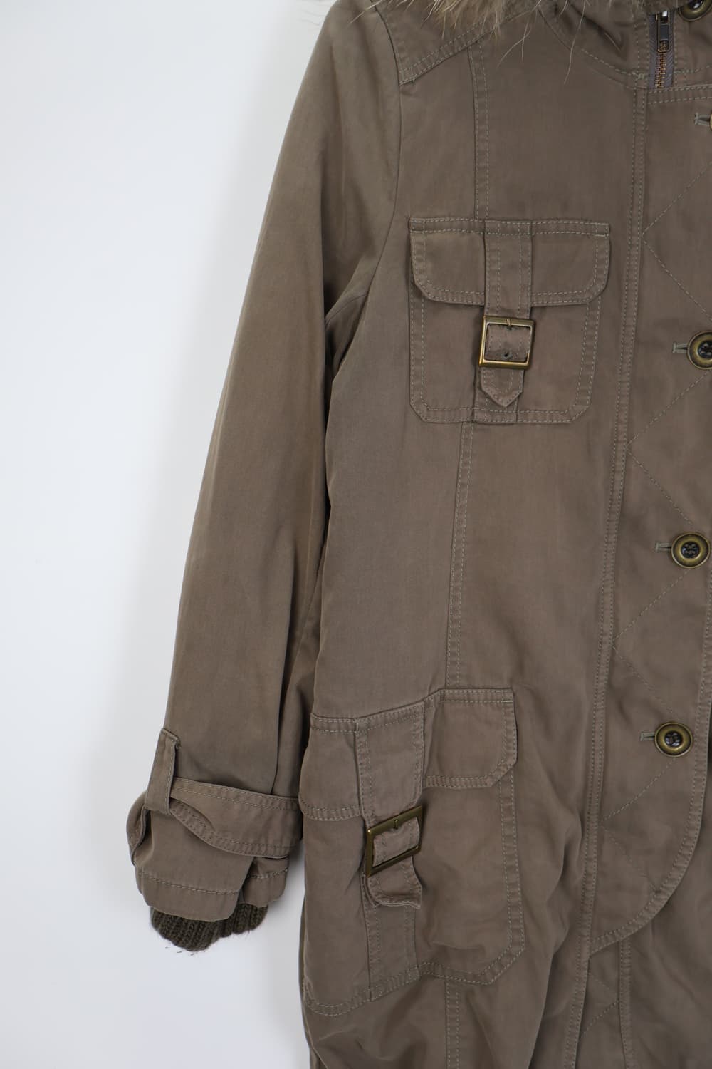 La Cream Khaki Military jacket 상품이미지8