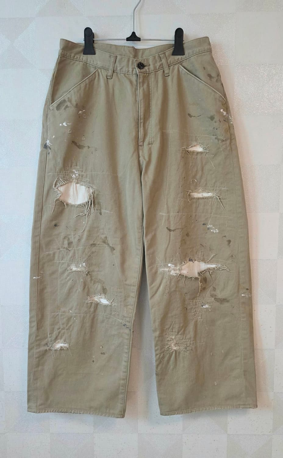 안셀름 ANCELLM REMAKE WIDE CHINO TROUSERS  상품이미지1