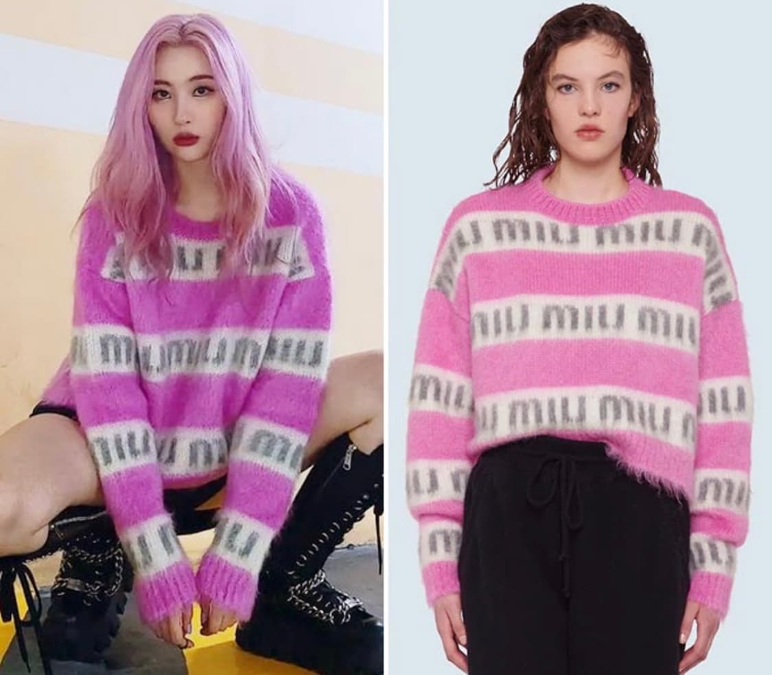 미우미우 모헤어 니트 상품이미지4