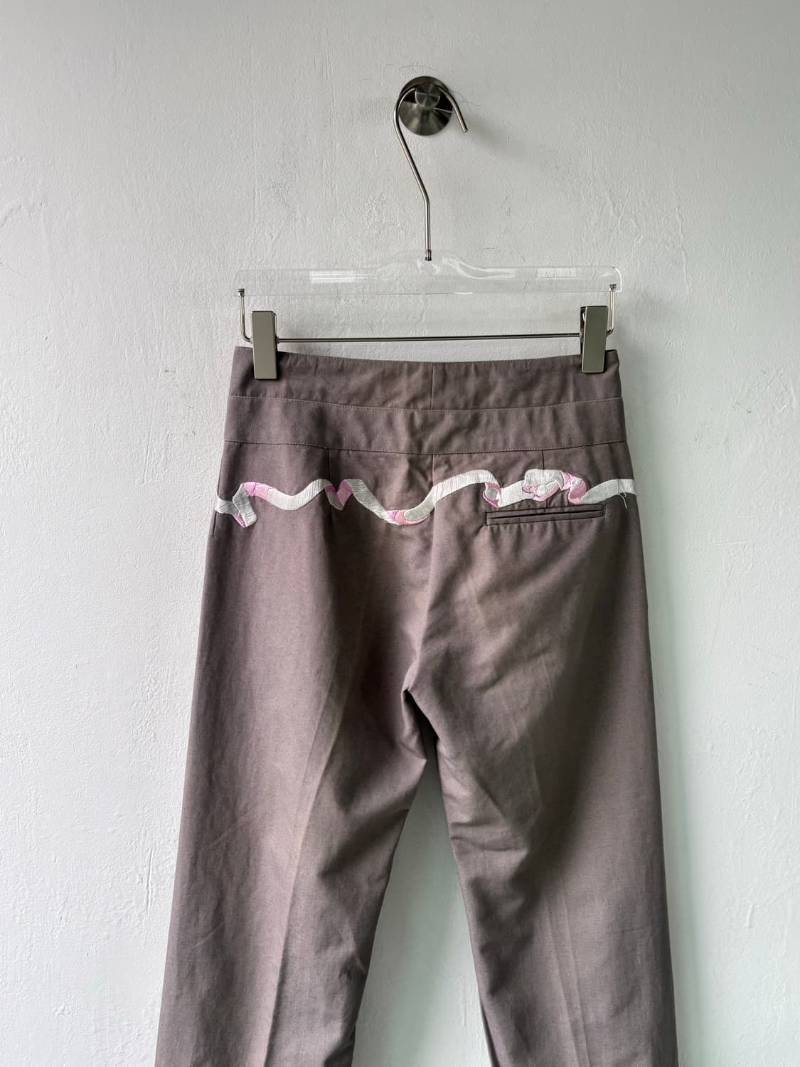 알렉산더 맥퀸 엠브로이드 리본 트라우저  상품이미지4