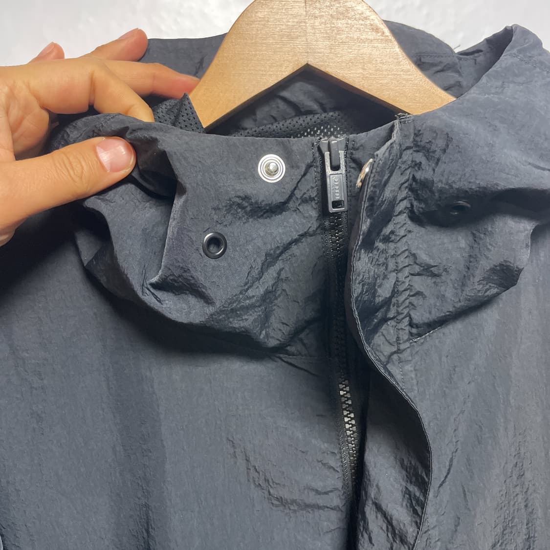 나이키 조던 점프맨 블랙/레드 나일론 아노락 후드 상품이미지6