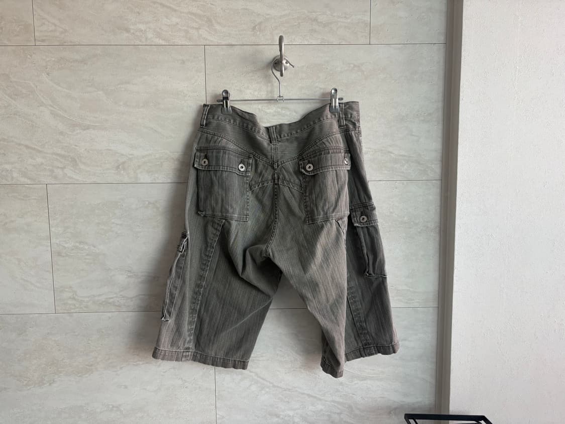washed cargo half pants 상품이미지4