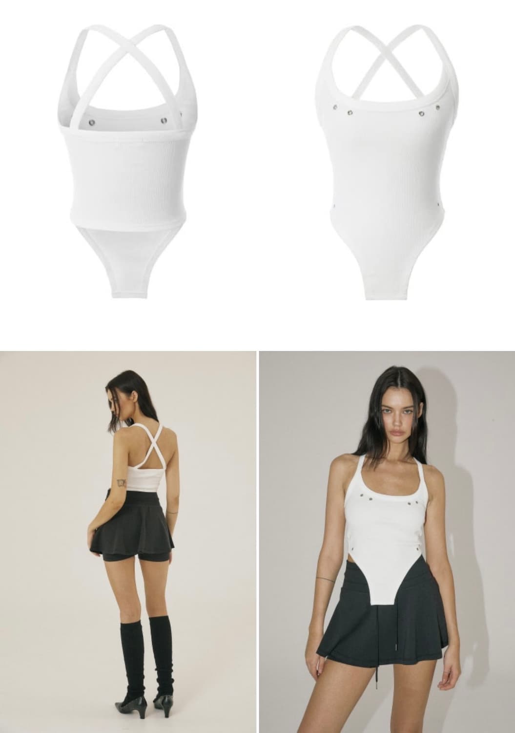 쓰리타임즈) Becca Top Ivory M 상품이미지1