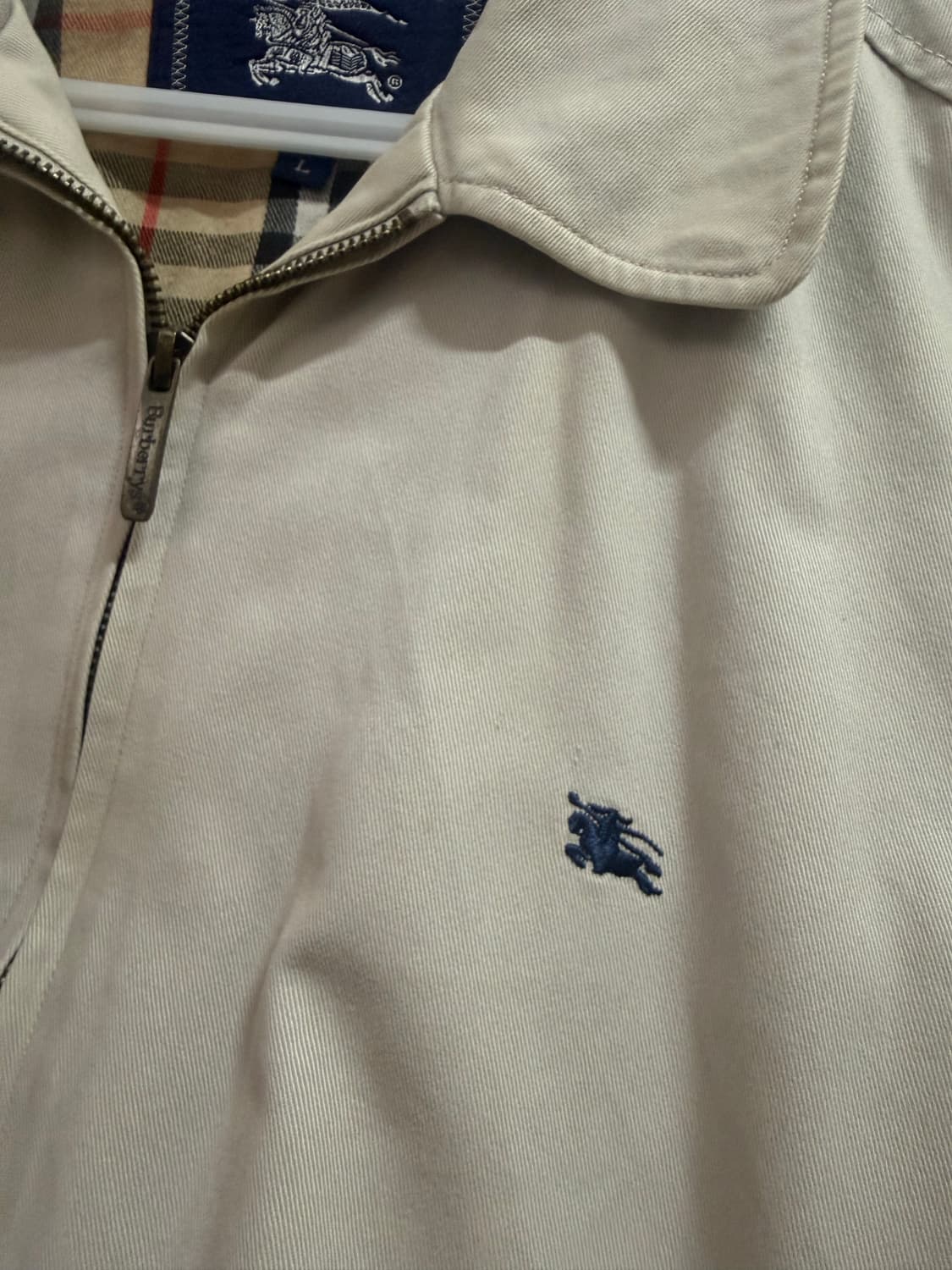 정품 버버리 블루종 L 상품이미지5