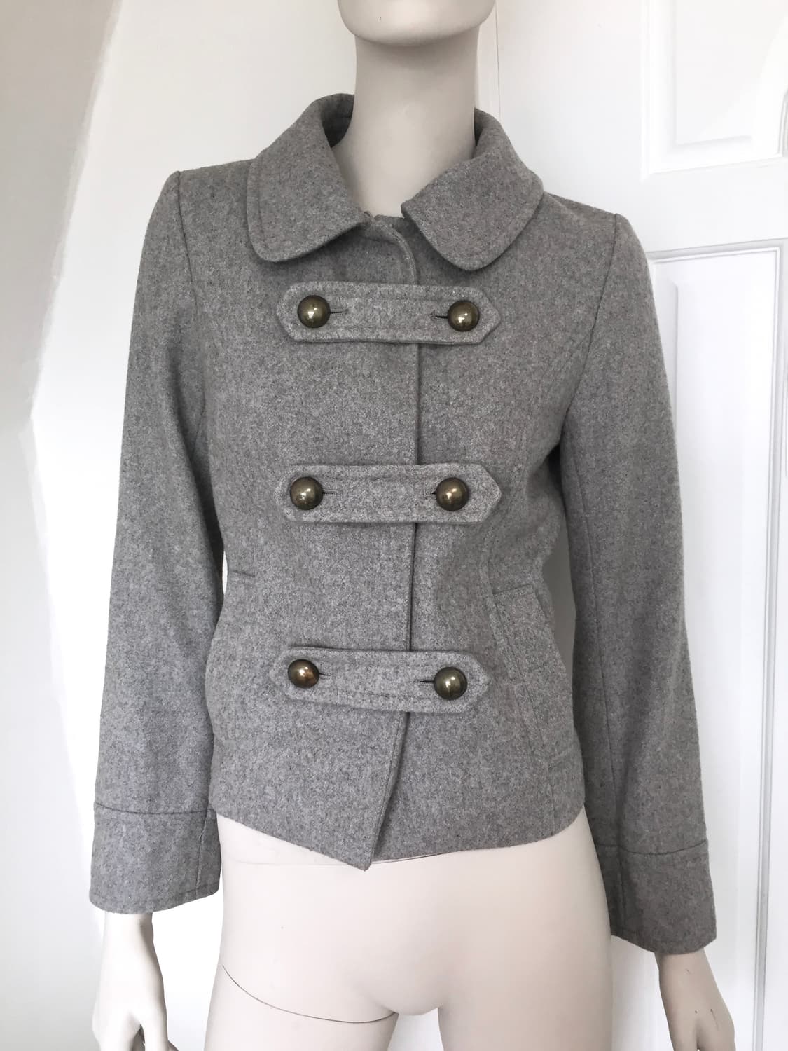 Japanese   Rabbitfur  Double button JK 상품이미지6